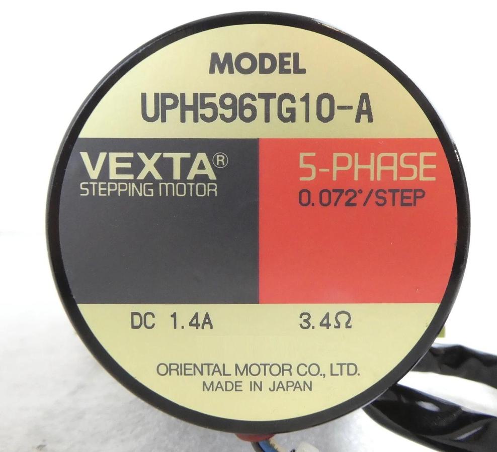 Used Oriental Motor UPH596TG10-A A6259-9415TG Stepping Motor VEXTA Lot Of 2 Working