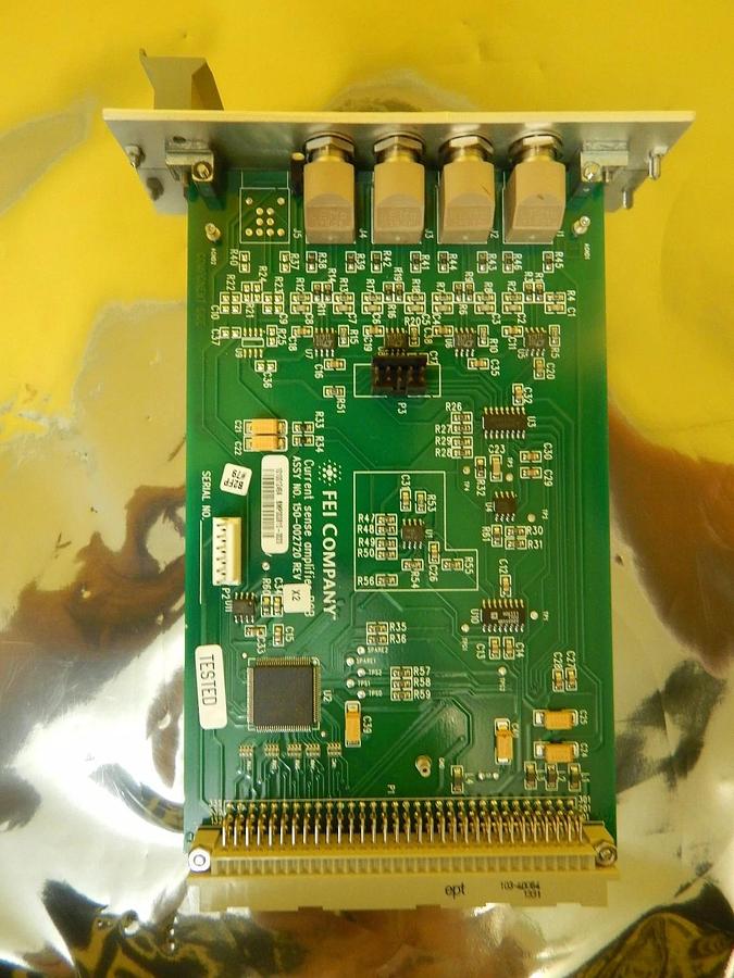 Used FEI Company 150-002720 Current Sense Amplifier PCB Card CLM-3D Used Working