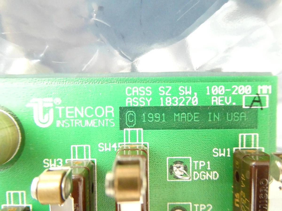 Used Tencor Instruments 183270 CASS SZ SW 100-200MM Board PCB 183288 P-2H Working