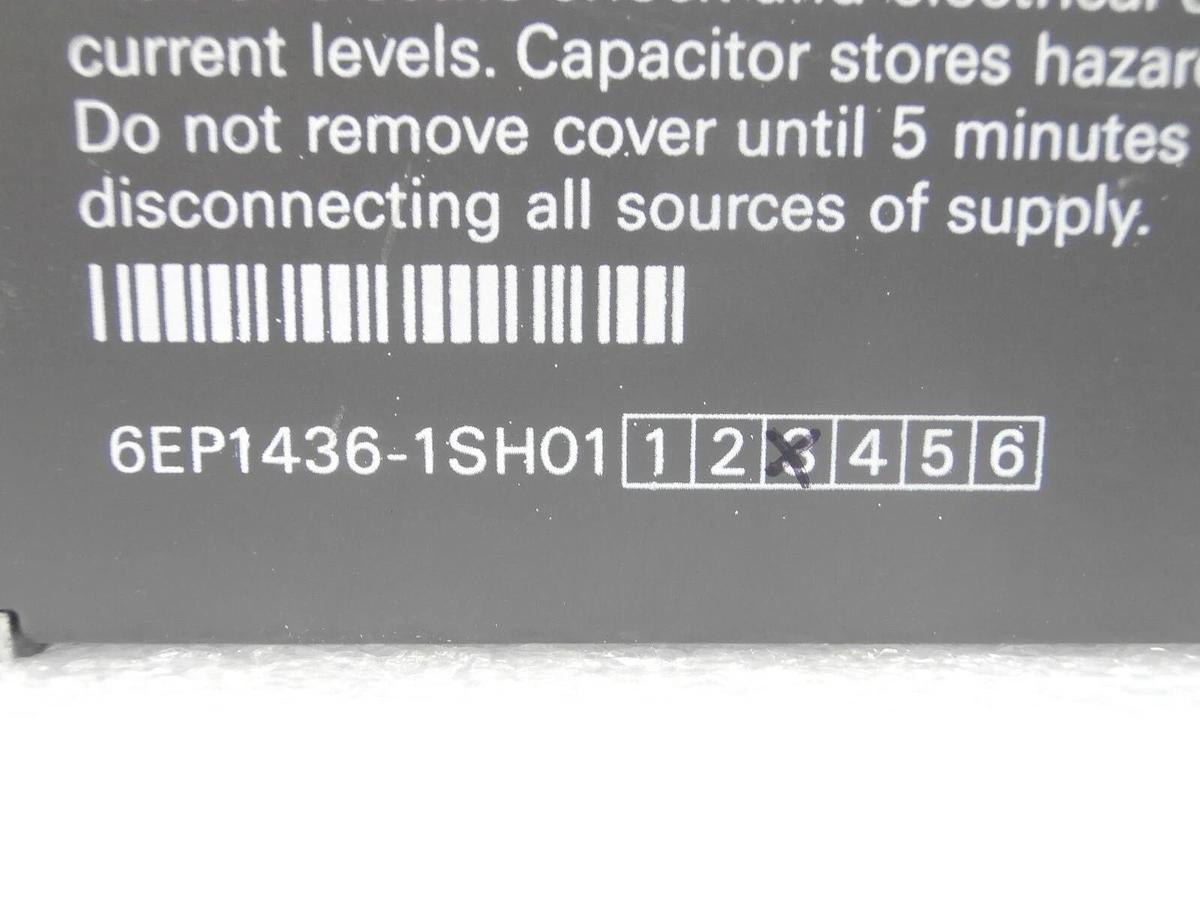 Used Siemens 6EP1436-1SH01 Power Supply SITOP power20 Balzers Unaxis LLS 502 Working