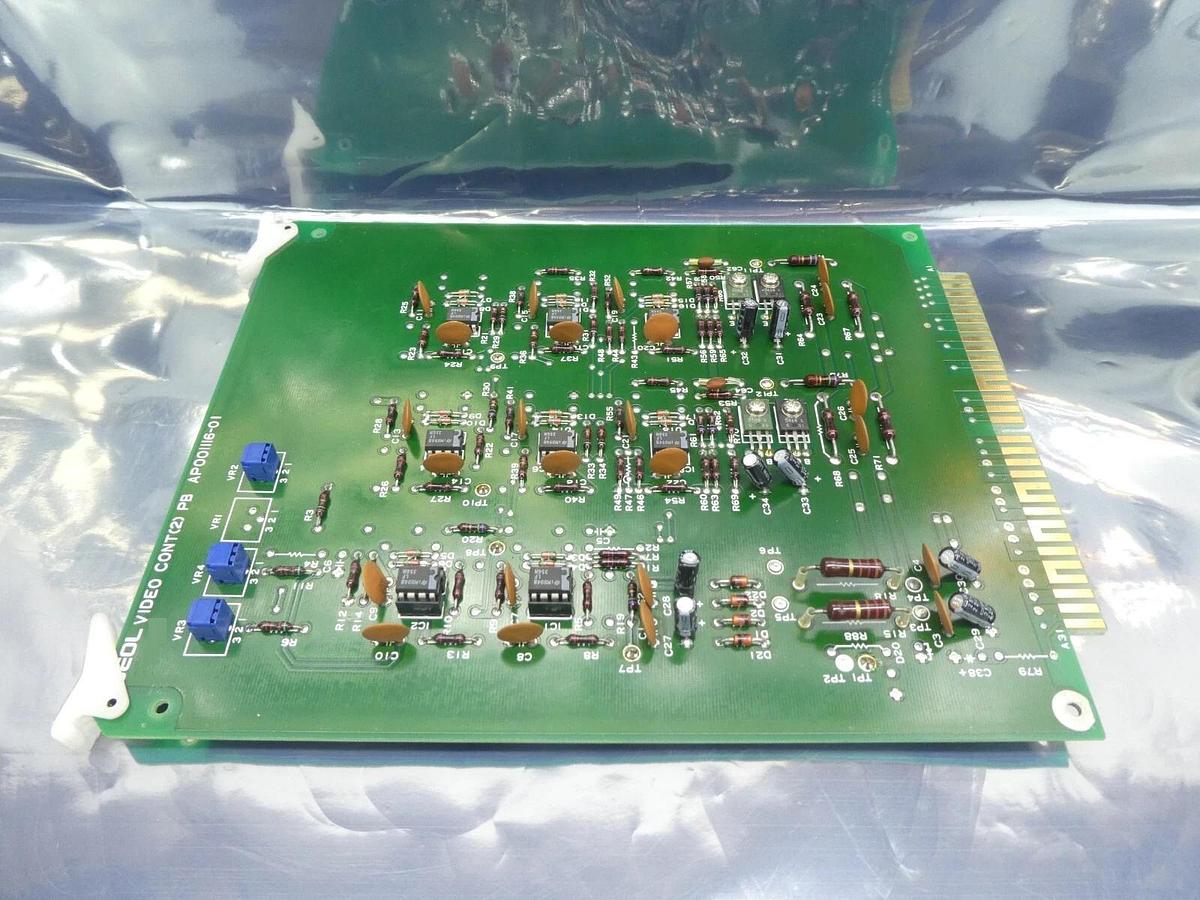 Used JEOL AP001116-01 Video Control PCB Card VIDEO CONT(2) PB JSM-6400F SEM Working
