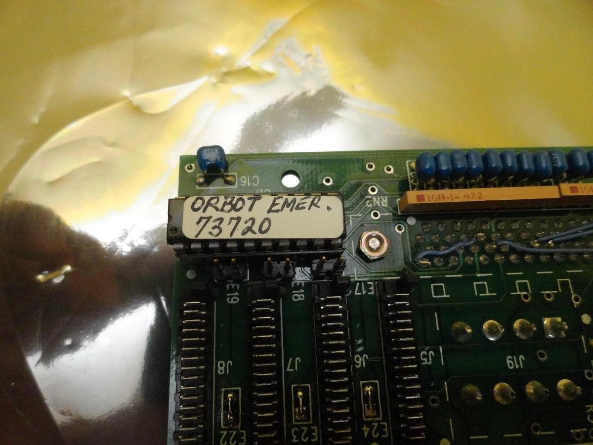 Used Anorad 672474 V-SERV Backplane PCB Board D55398 AMAT Orbot WF 736 DUO Used