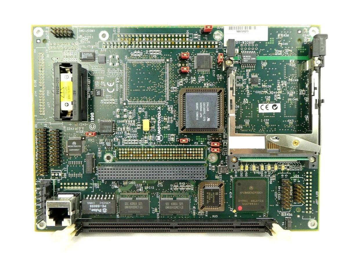 Used Motorola 01-W3269F SBC Single Board Computer PCB Rev. 21C 84-W8269F01E Working