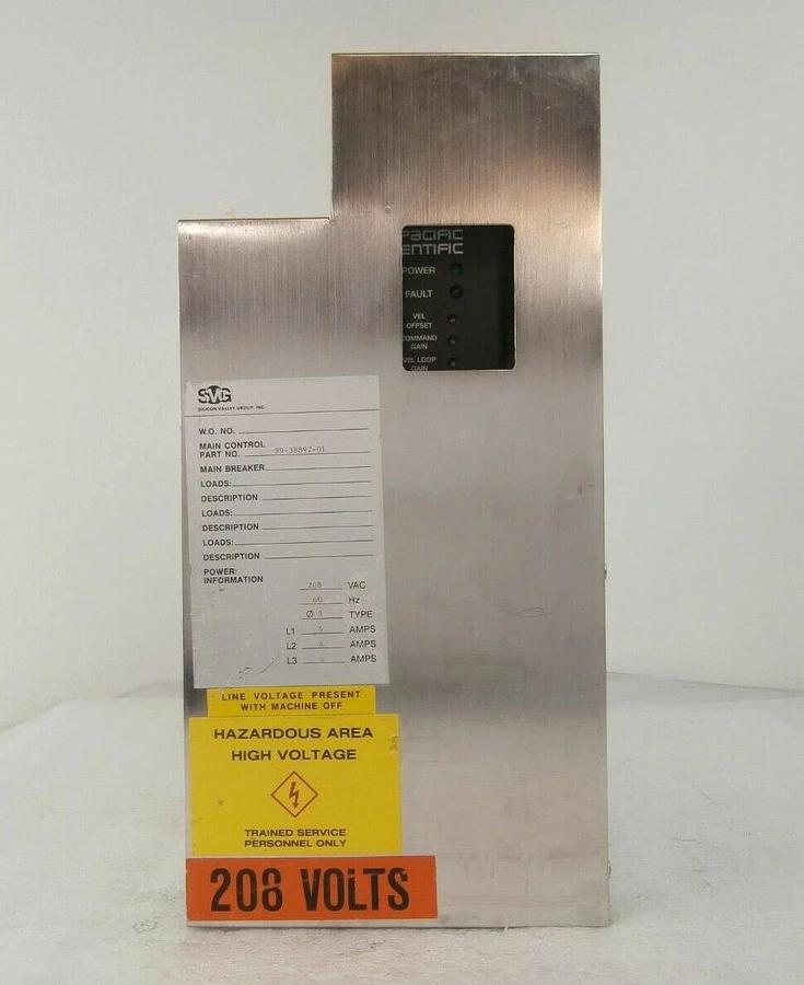 Used SVG Silicon Valley Group 99-38892-01 Developer Spindle Motor Controller Working