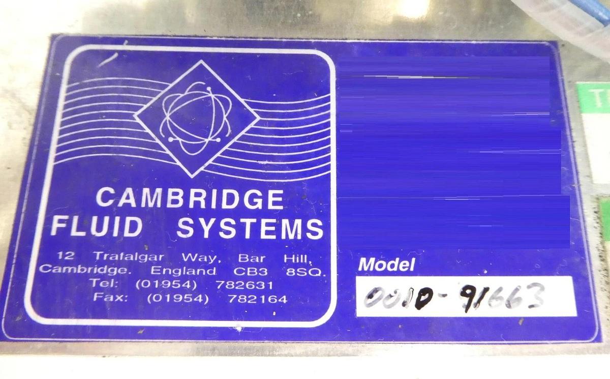Used Cambridge Fluid Systems 0010-91663 Gas Panel AMAT Applied Materials Working