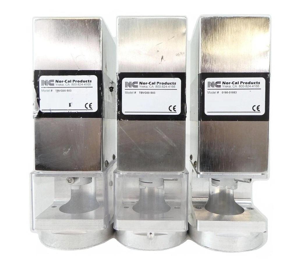 Used Nor-Cal TBVG00-S03 Throttling Valve Drive Assembly Intellisys Lot of 3 Spare