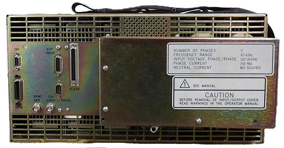 Used Elgar SW5250A-3-3-2 SmartWave Industrial Power Source SW5250A Untested Surplus