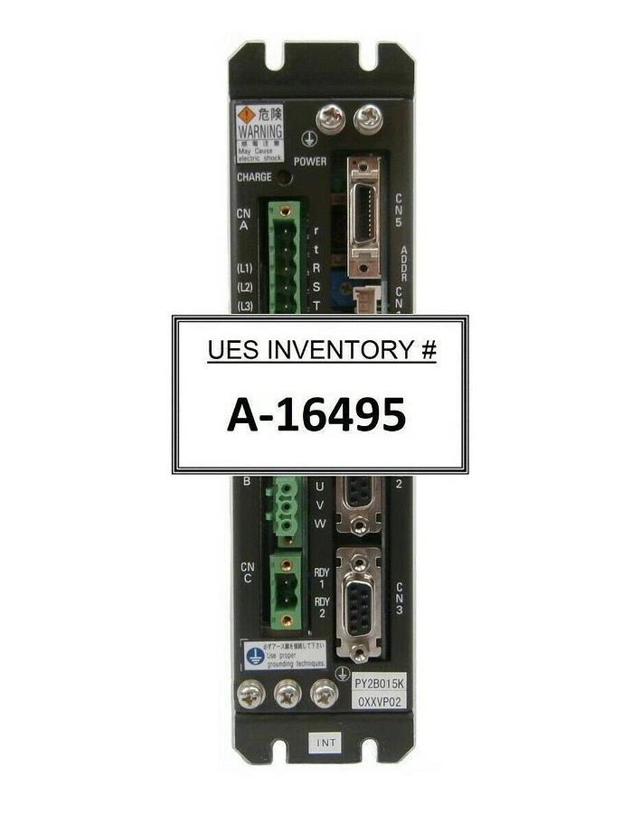 Used Sanyo Denki PY2B015K0XXVP02 Servo Drive BL Super PY Working Surplus