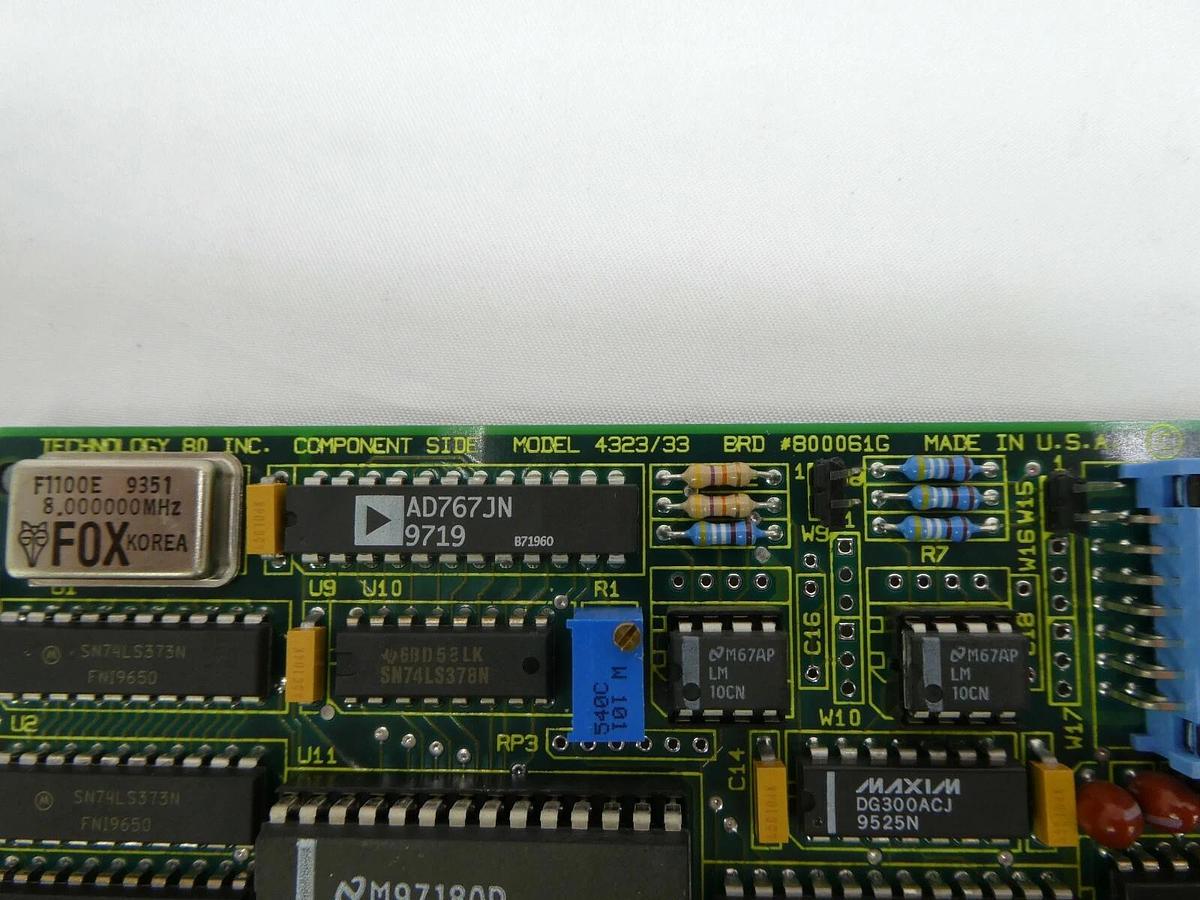 Used Technology 80 4323/33 PCB Card 800061G 900444/K 4323-2 4323/4333 Working Surplus