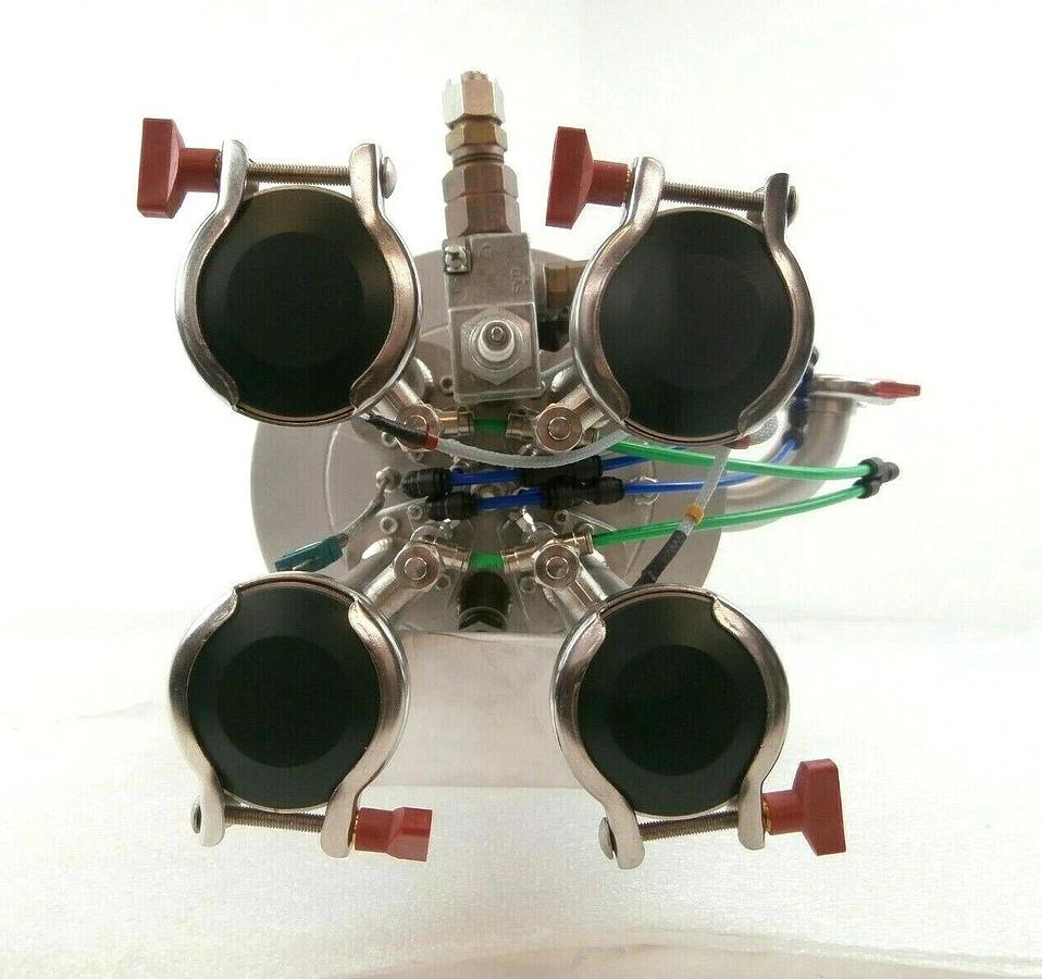Used Edwards Y12201027 Helios Head Assembly Long Body Combustion Chamber Working