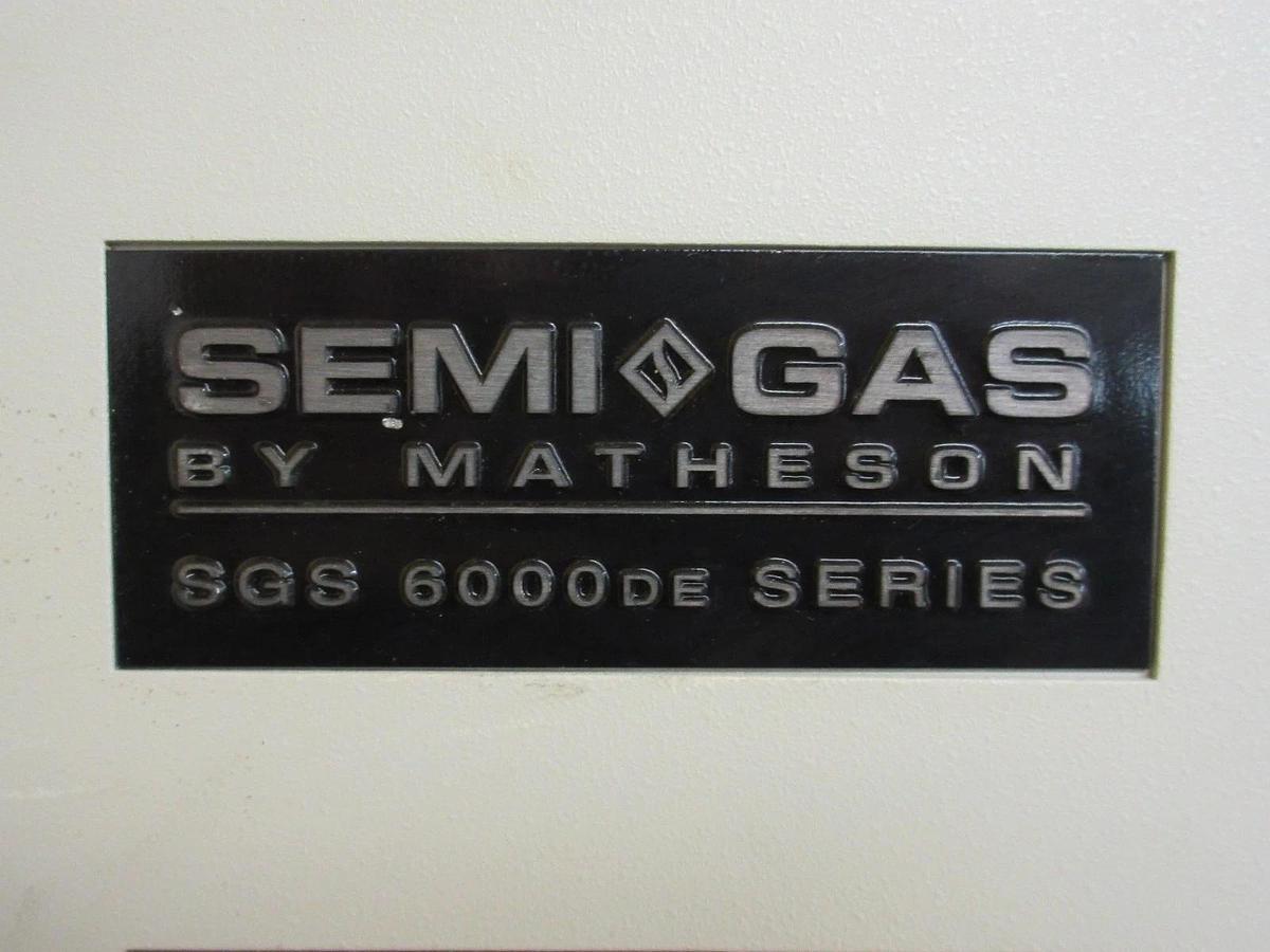 Used Matheson SEMI-GAS GSM-468 Gas Safety Monitor Cabinet SGS Halocarbon 14 CF4 Used