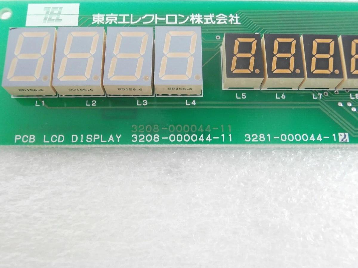 Used TEL Tokyo Electron 3281-000044-12 LCD Display PCB P-8 Display Panel Working