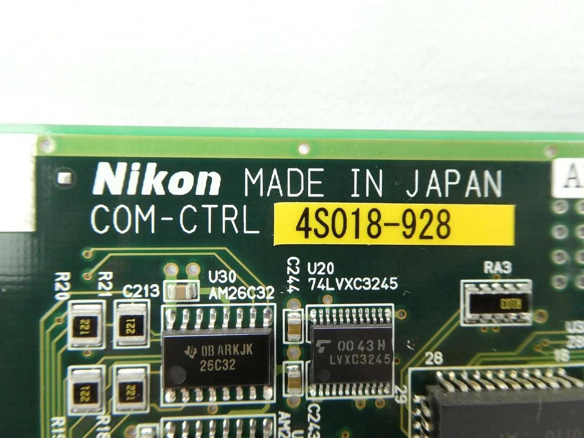 Used Nikon 4S018-928 COM-CTRL Control Board PCB NSR System Working Spare