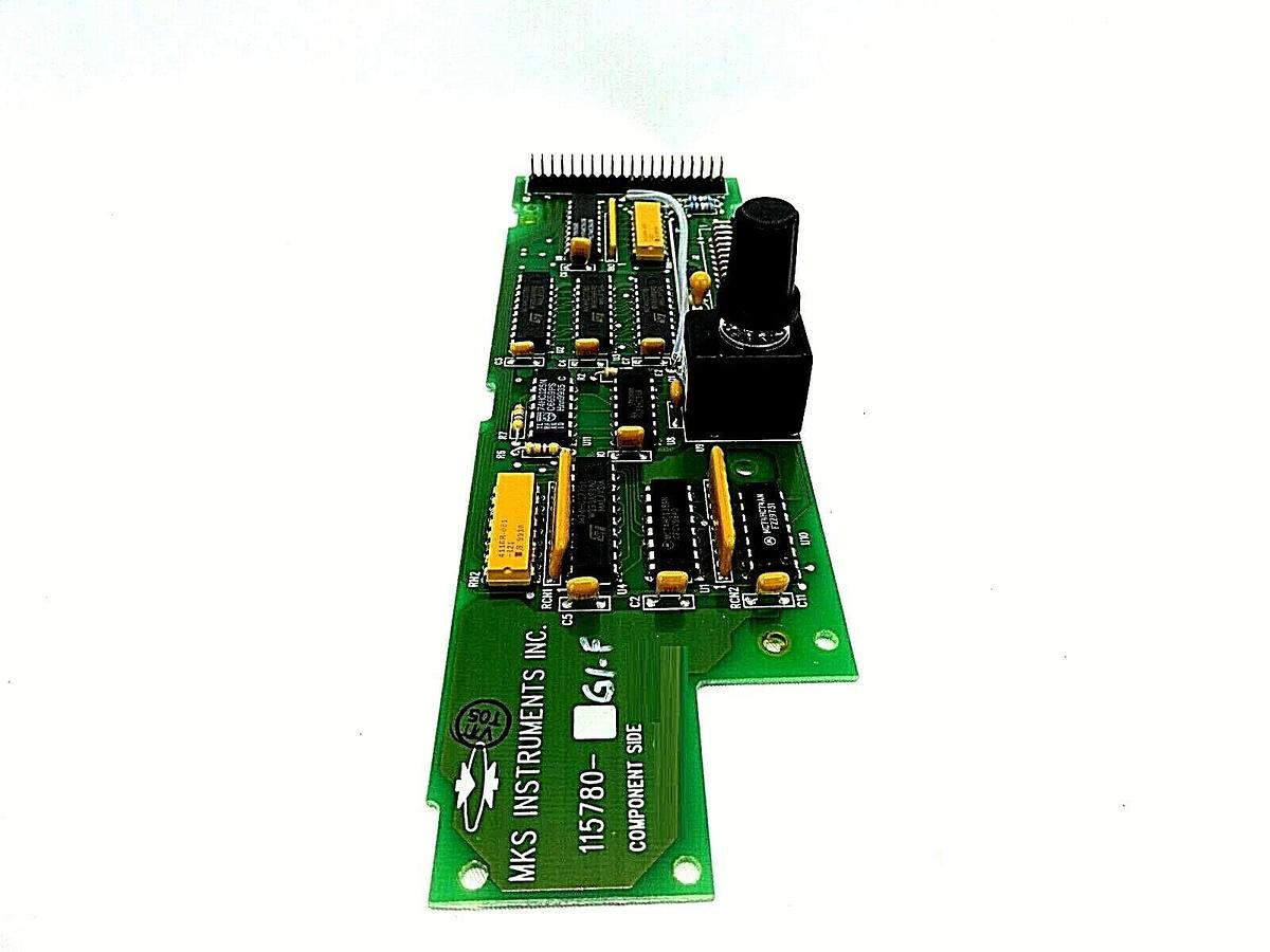 Used MKS Instruments 115780-G1-F Display Panel Knob Interface PCB Board 115779-B