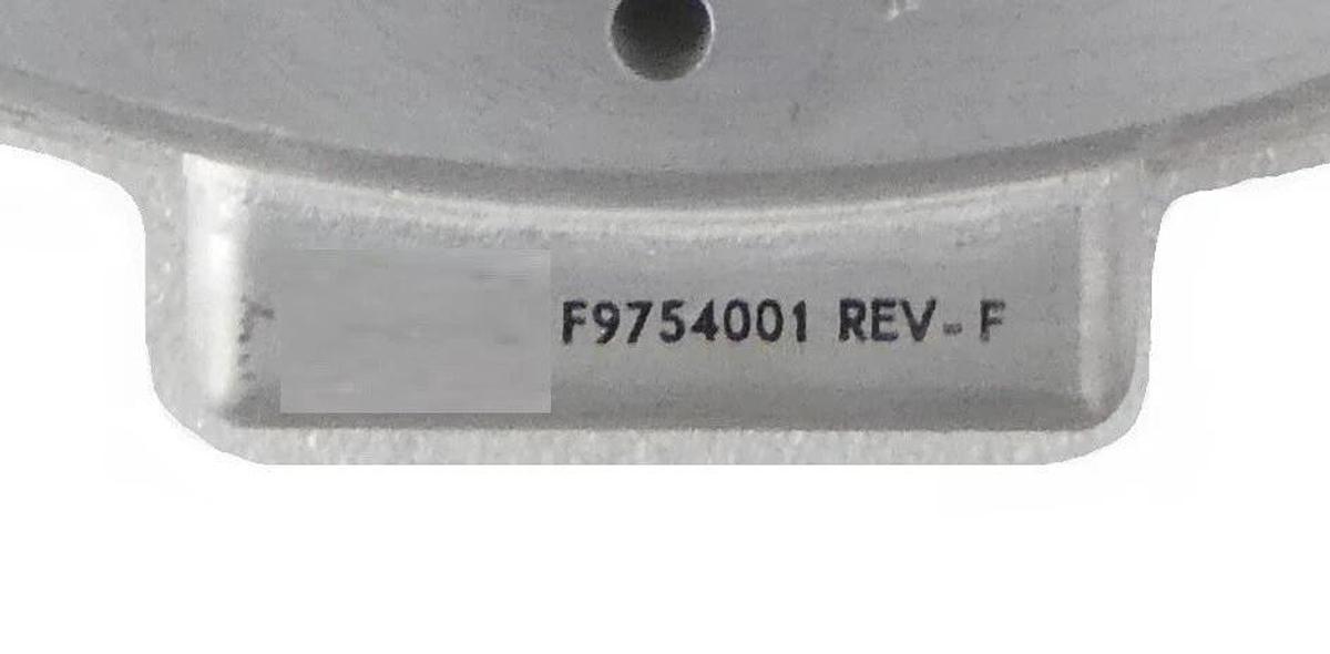 Used Varian Ion Implant Systems F9754001 Source Bushing Flange Assembly Cleaned Spare