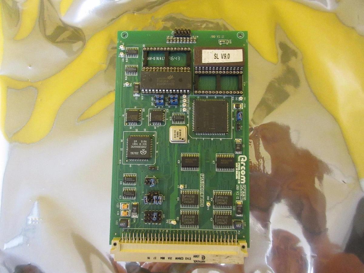 Used Arcom Control Systems SC88T Processor Board PCB Card M.E.M 24-09-96 Used Working