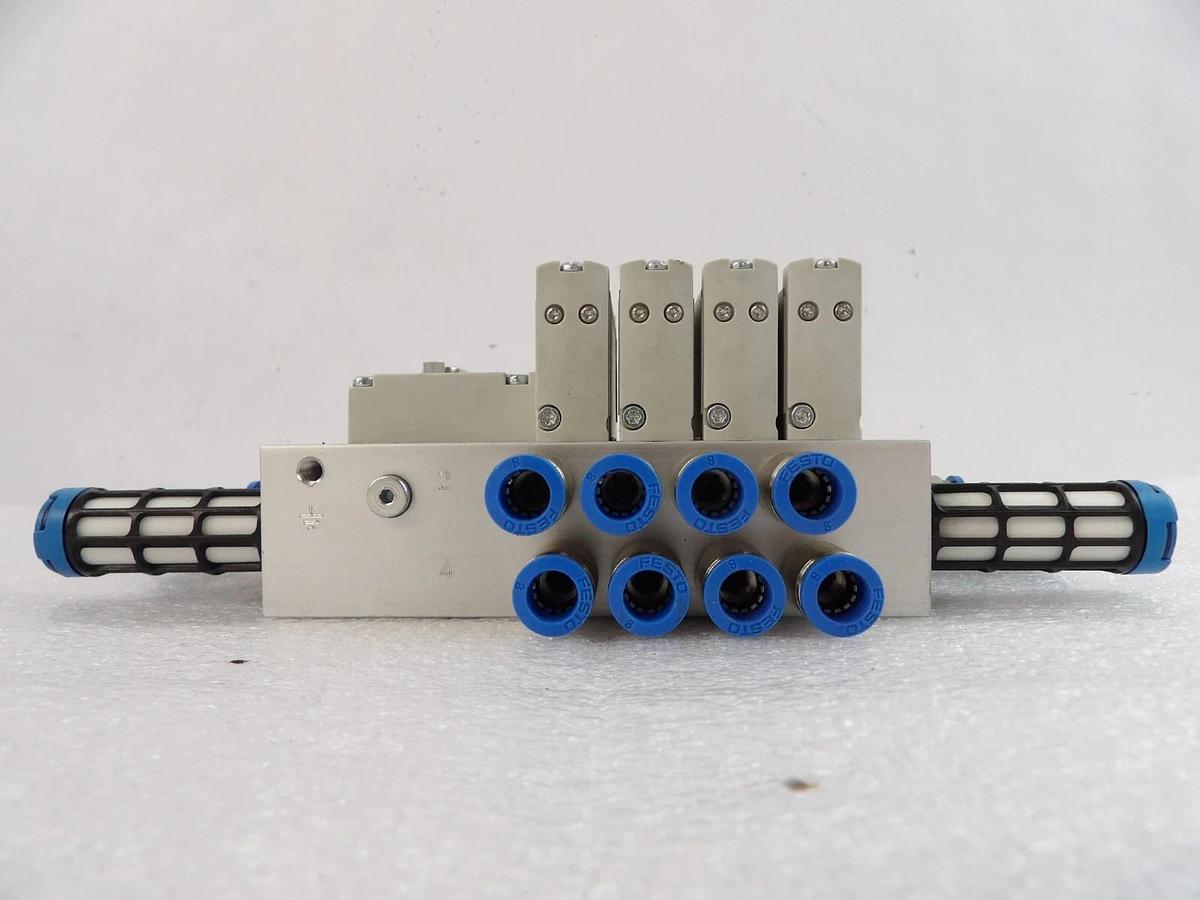Used Festo VTUG-14-MSDR-B1T-25V20-Q8-U-Q8S-4J+TV Valve Terminal Working Surplus