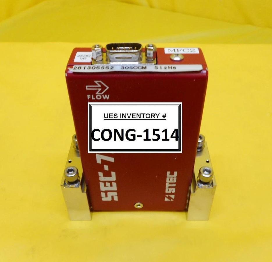 Used STEC SEC-7330M Mass Flow Controller MFC SEC-7330 30 SCCM Si2H6 Used Working