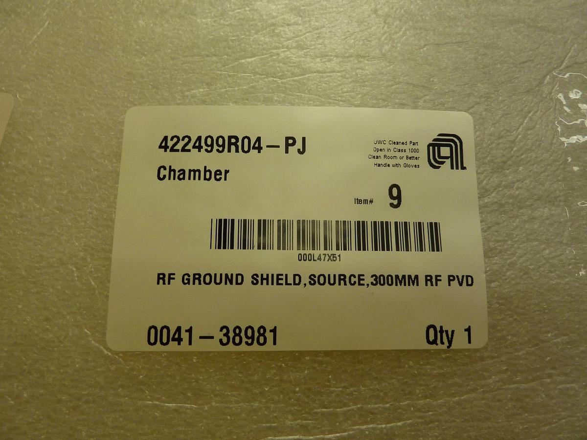 Used AMAT Applied Materials 0041-38981 RF Ground Shield Source 300mm RF PVD New Spare