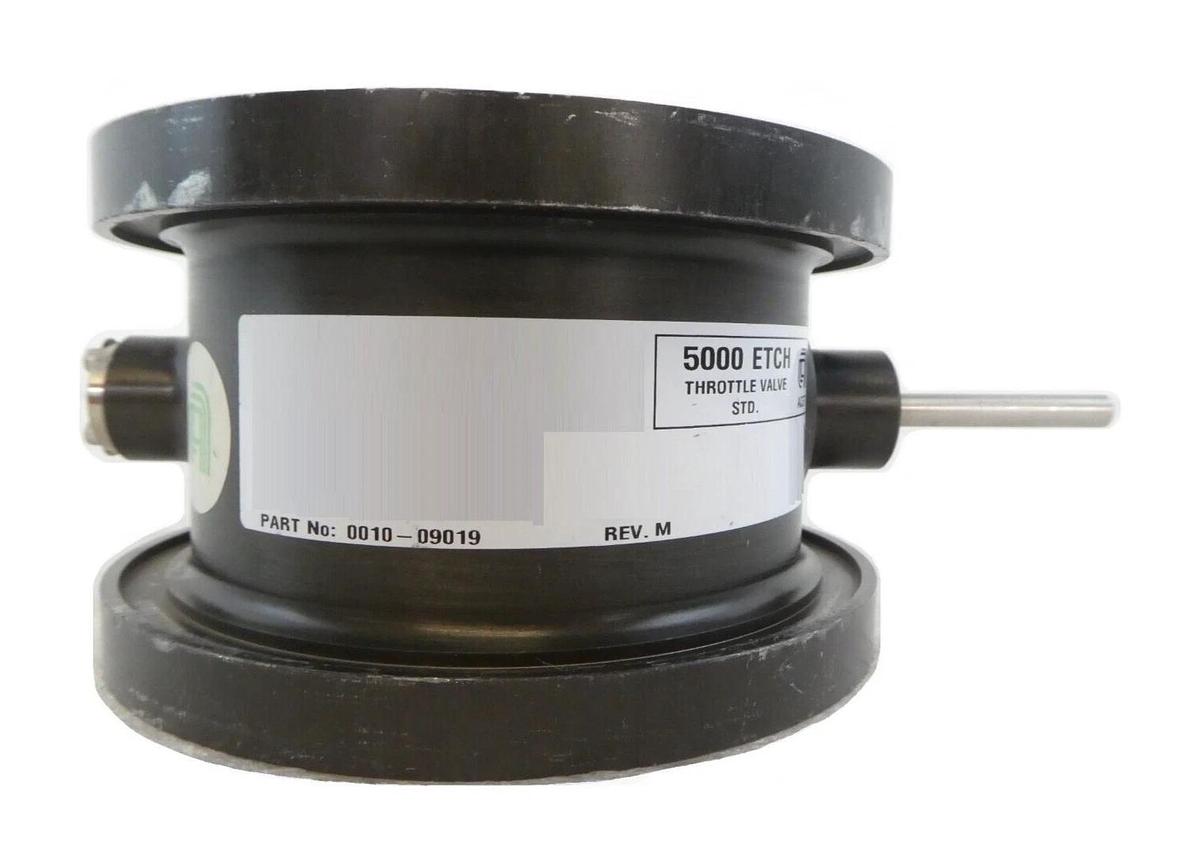 Used AMAT Applied Materials 0010-09019 P5000 Etch Throttle Valve Flange Body Working