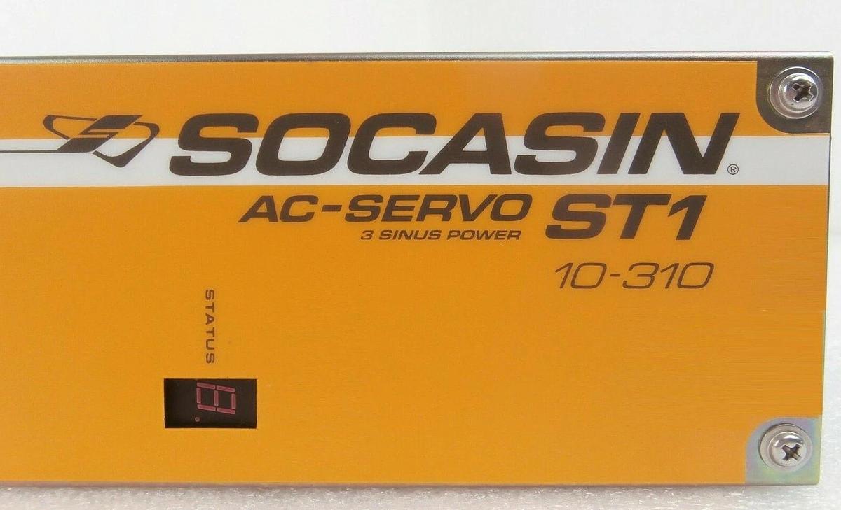 Used Socapel ST1 10-310 AC-Servo Drive Amplifier 3 Sinus Power SOCASIN Working