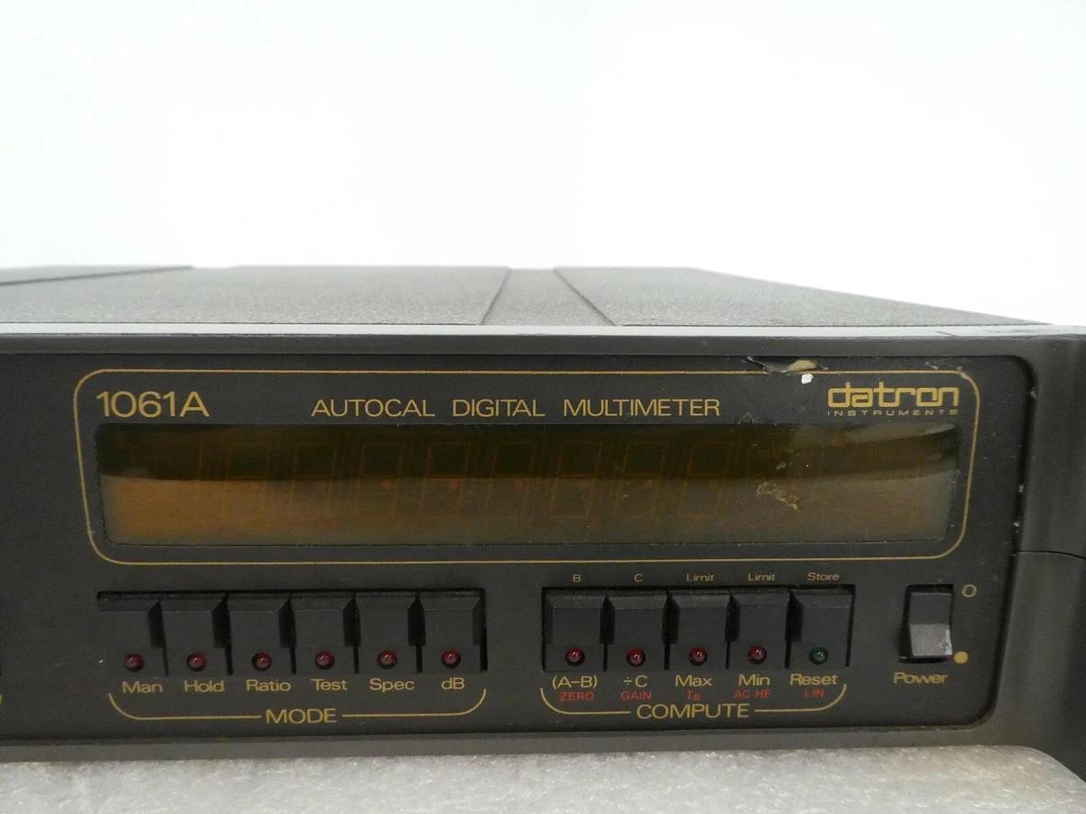 Used Datron Instruments 1061A 5.5 Digit Autocal Digital Multimeter Untested Surplus