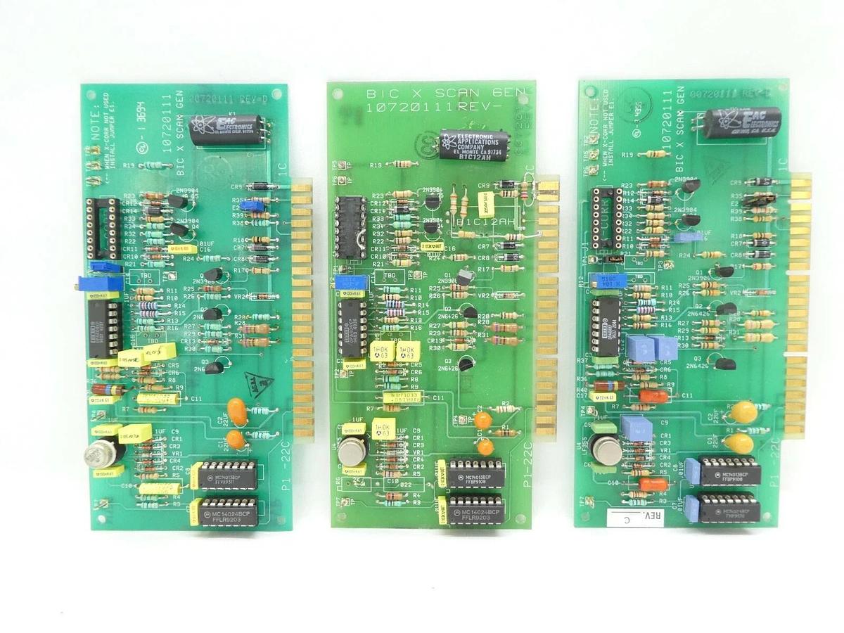 Used Varian Semiconductor VSEA 10720111 BIC X Scan Generator PCB P1-22C Lot of 3