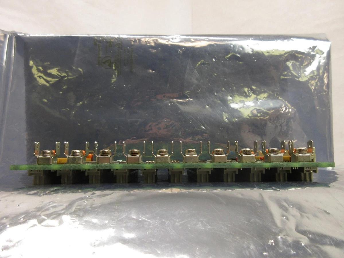 Used Schroff 23000-041 11 Slot Backplane Board PCB Bio-Rad Quaestor Q7 Overlay Used