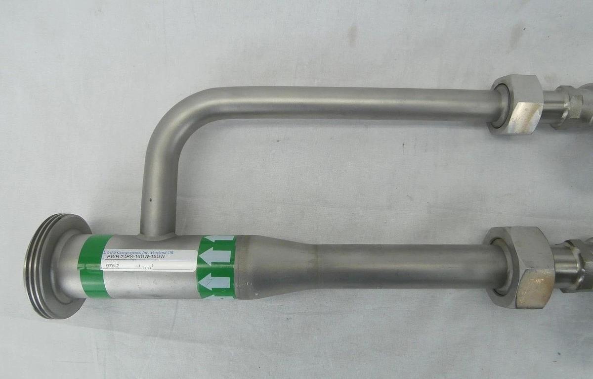 Used Evans PWR-24PS-16UW-12UW Manifold with Gauges Edwards NRYOWP543 TPU Used Working
