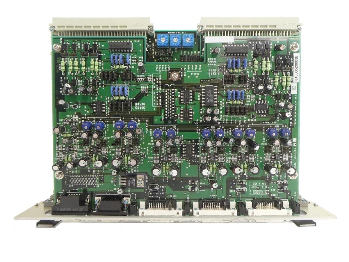 Used TEL Tokyo Electron EC80-000173-21 PCB Card TEB111 FPD4 EC81-000046-21