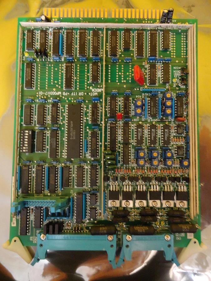 Used JEOL MP003117-01 MOT DR ITF PB Interface Board PCB Card JEM-2010F Working