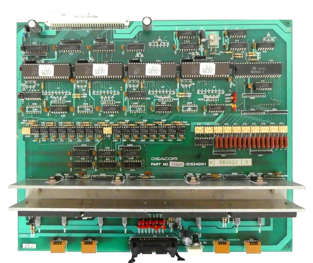 Used Osacom E1581Y 10 Step Motor Control PCB E1534D01 VSEA V82-810017 Working