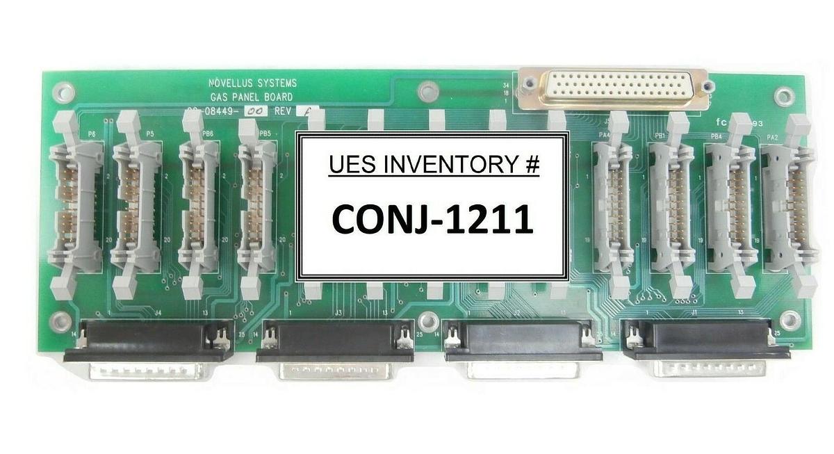 Used Novellus Systems 02-08449-00 Gas Panel Interface PCB Working Surplus