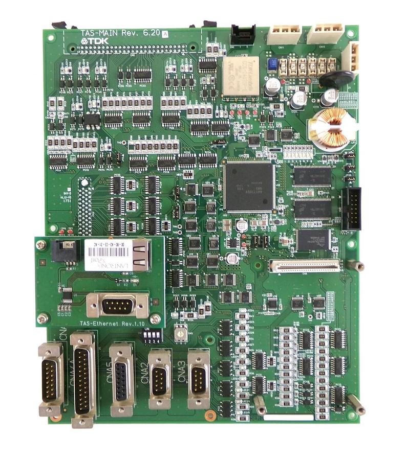 Used TDK TAS-MAIN Wafer FOUP Load Port Interface Board PCB 6.20 TAS-Ethernet Working