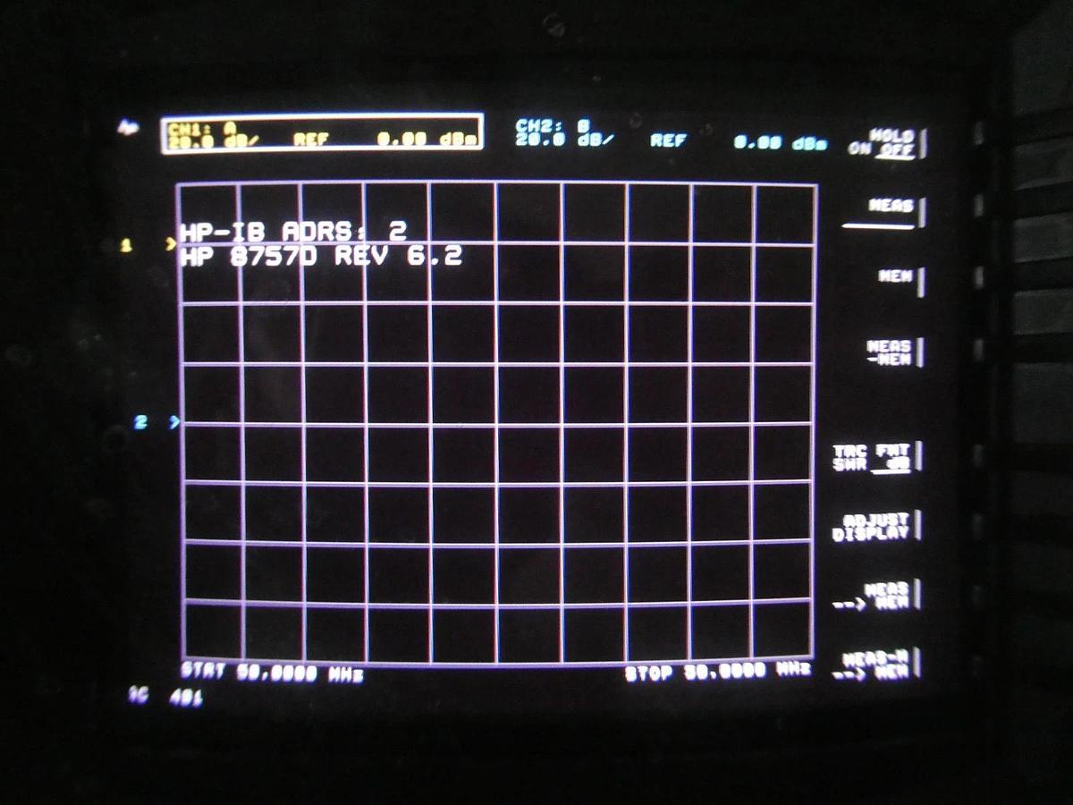 Used HP Hewlett-Packard 8757D 110GHz Scalar Network Analyzer Agilent Spare Surplus