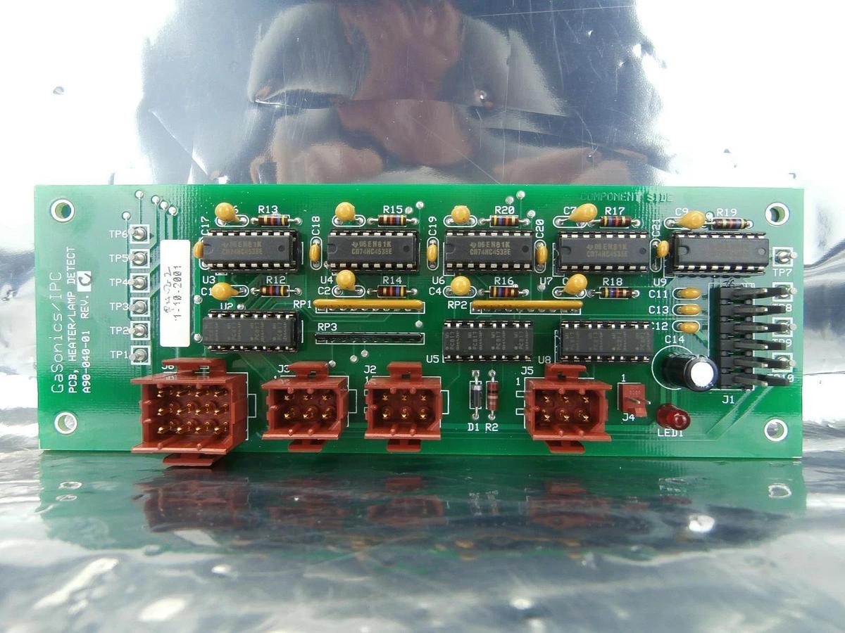 Used GaSonics/IPC A90-040-01 Heater/Lamp Detect Board PCB Used Working