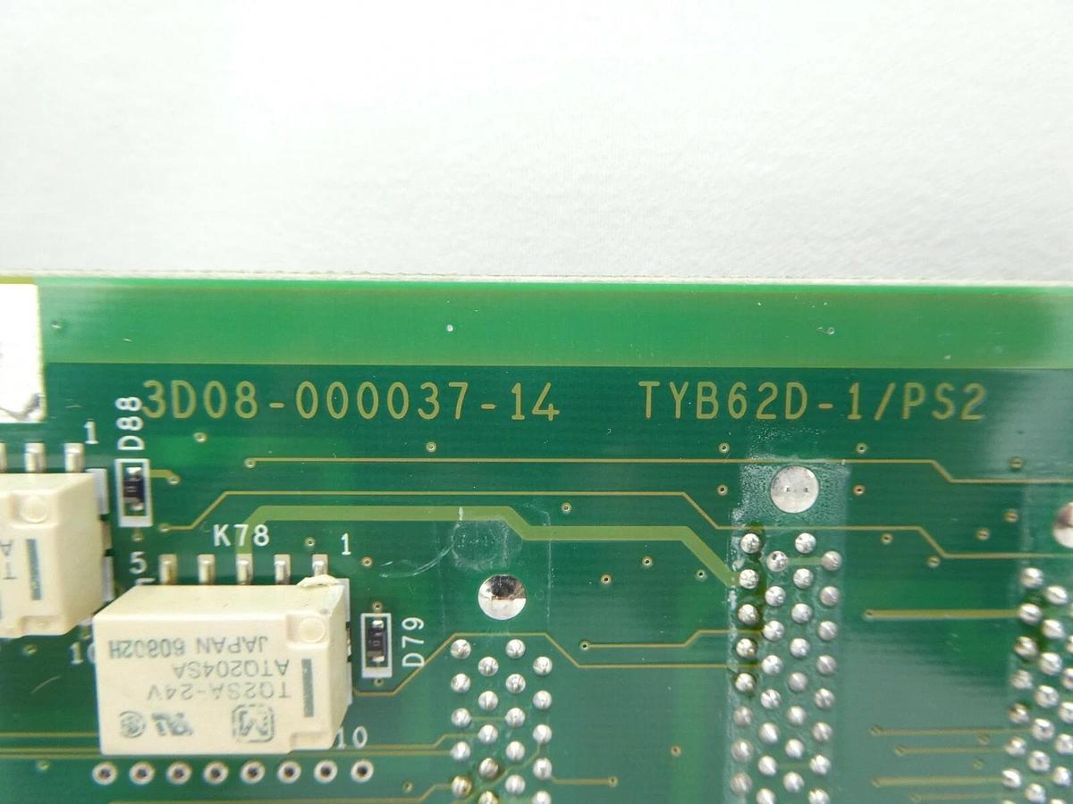 Used TEL Tokyo Electron 3D81-000037-41 Signal Relay PCB TYB62D-4/PS2 Working Spare
