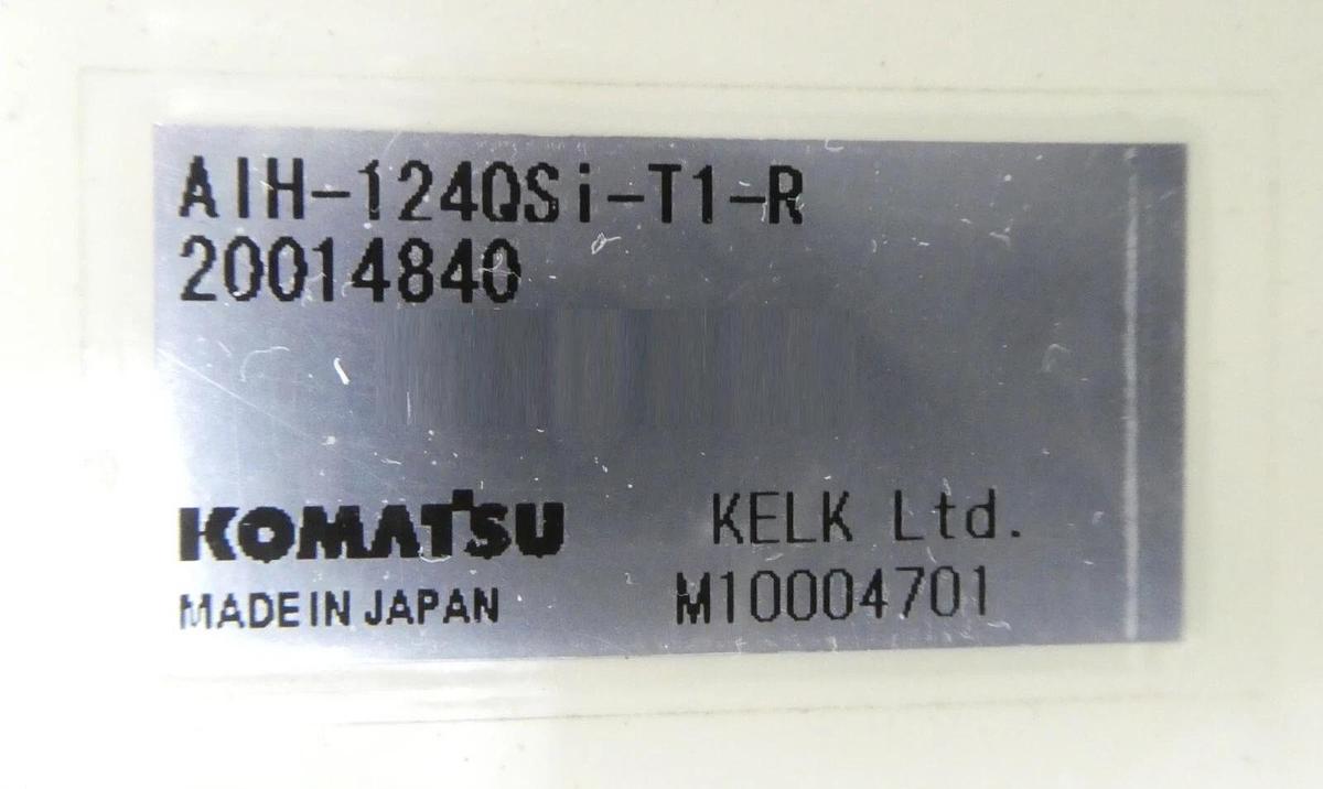 Used Komatsu 20014840 Chemical Circulator Cooling Heating AIH-124QSi-T1-R Working