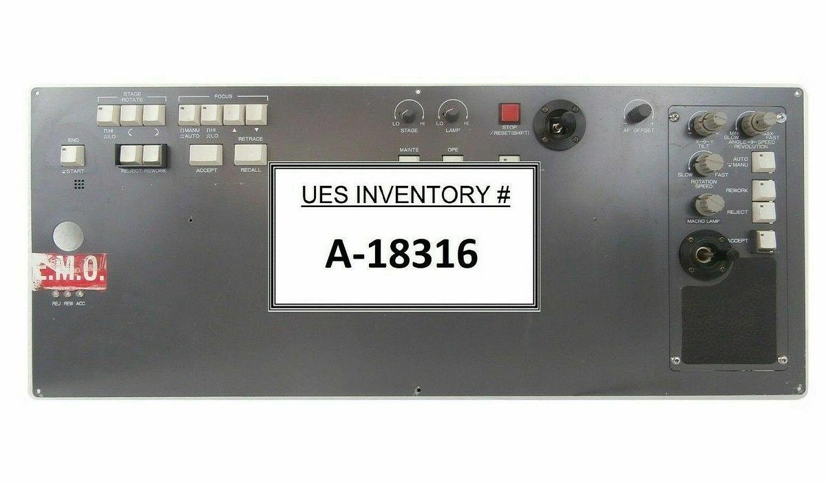 Used Nikon OPTISTATION 3 Keyboard Console 200mm 2S700-385 2S700-386 2S070-043 Working
