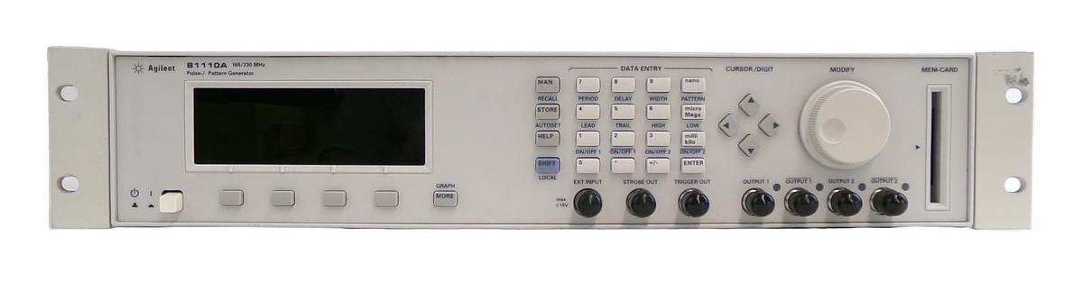 Used Agilent 81110A Pulse Pattern Generator 165/330 MHz with 81111A Modules Untested