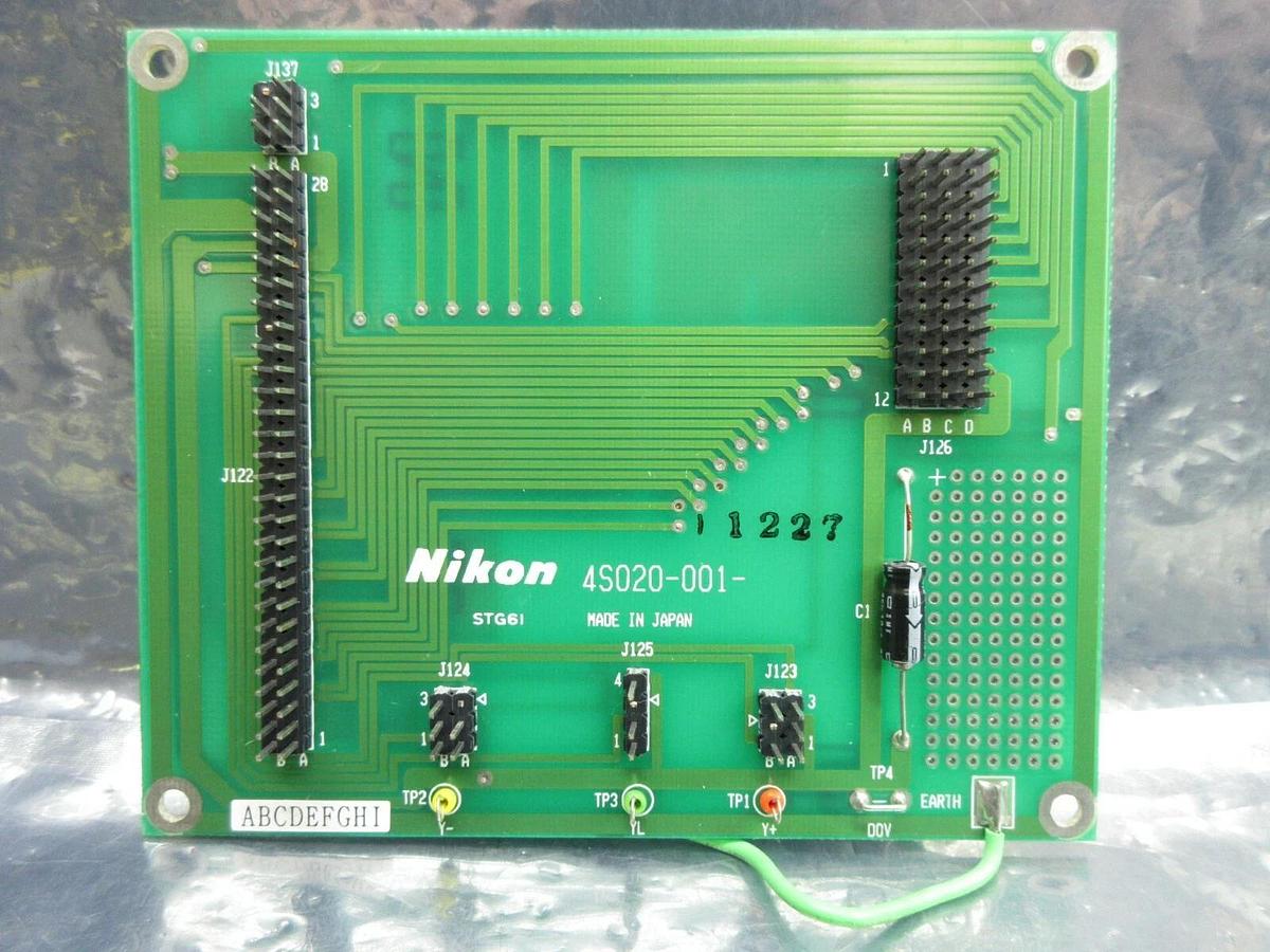 Used Nikon 4S020-001 Interface Board PCB STG61 NSR-1755G7A Step-and-Repeat Used