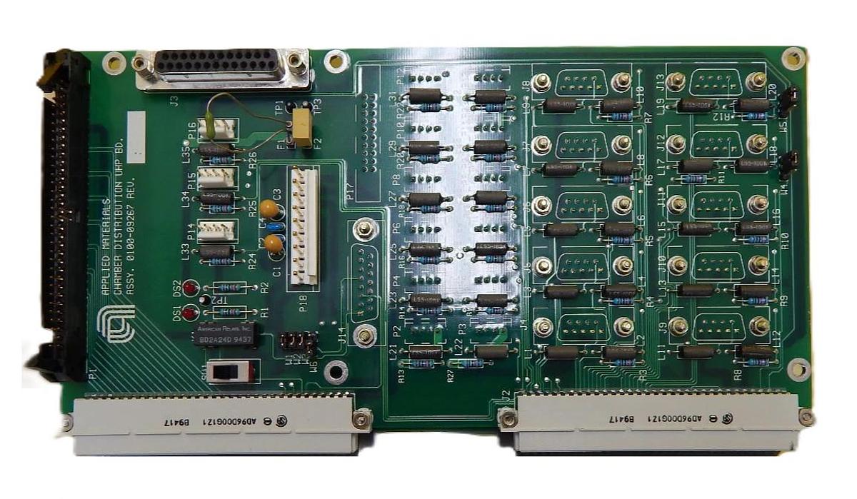 Used AMAT Applied Materials 0100-09267 Chamber Distribution UHP PCB P5000 Working