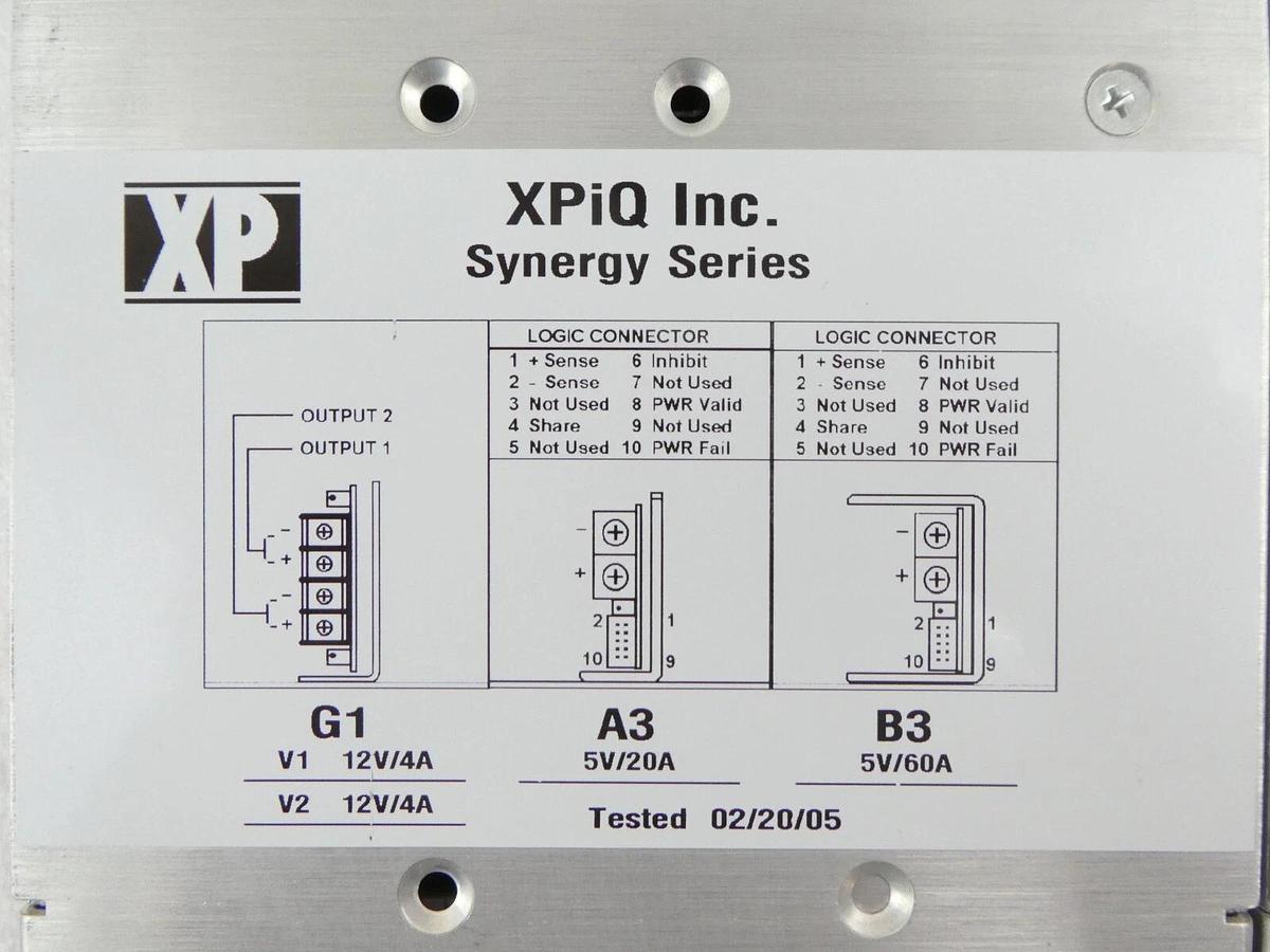 Used XP Power F6B3A3G1 Spectrometer Power Supply AB Sciex 10004014 Lot of 2 Working