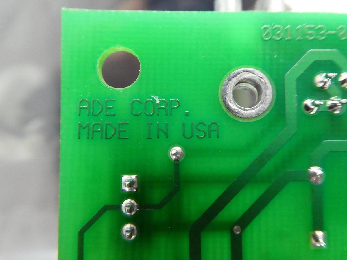 Used ADE Corporation 031154-01 Supinating Arm Board PCB 031153-01 Used Working