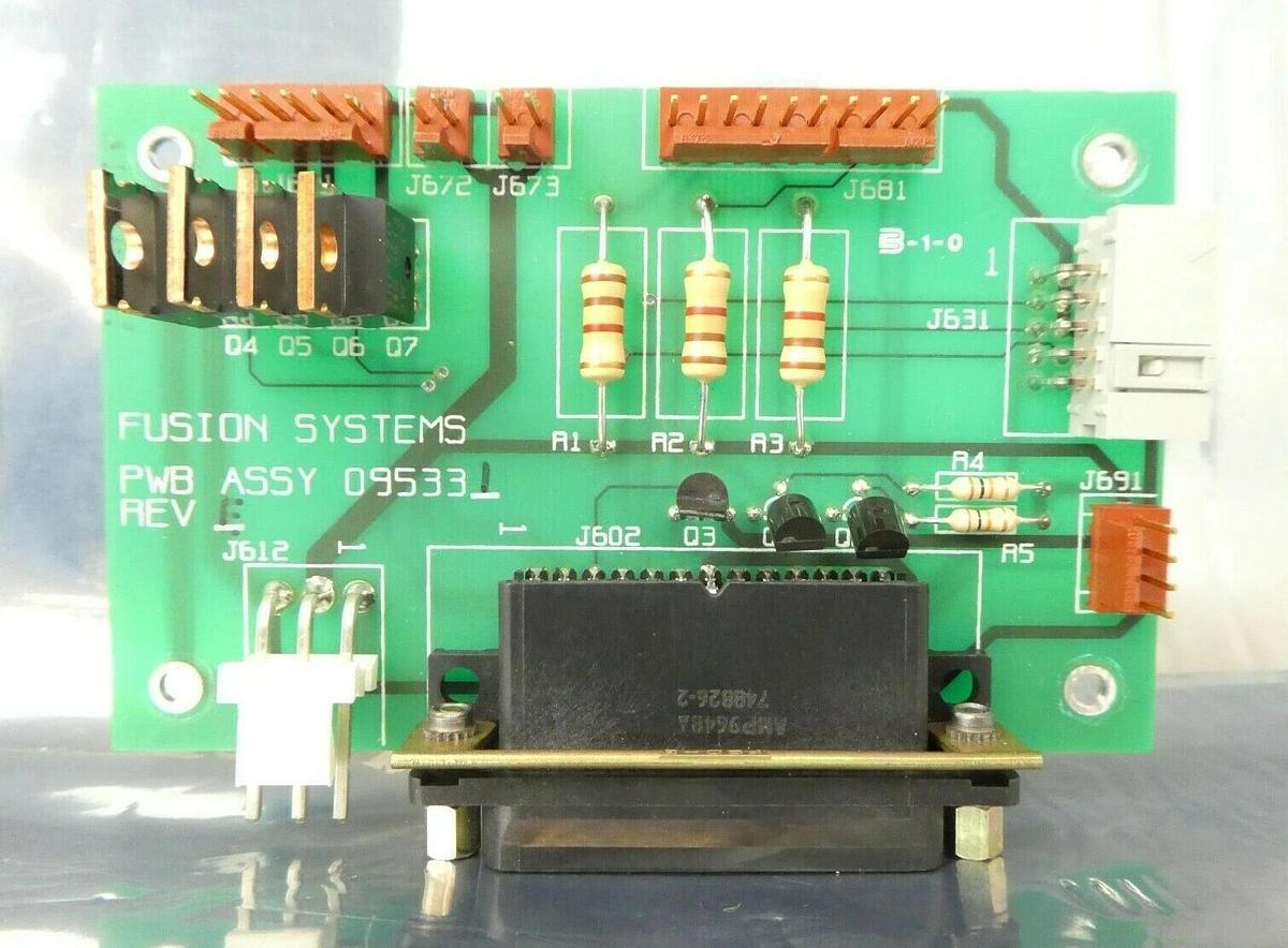 Used Fusion Systems 095331 Transporter Stepper PCB Axcelis Fusion Working Surplus