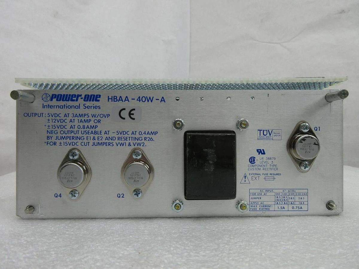 Used Power-One HBAA-40W-A Power Supply Delta Design 1923710-001 Working Spare