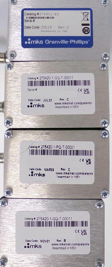Used MKS Granville-Phillips Series 275 Mini-Convectron Gauge Lot of 8 Working