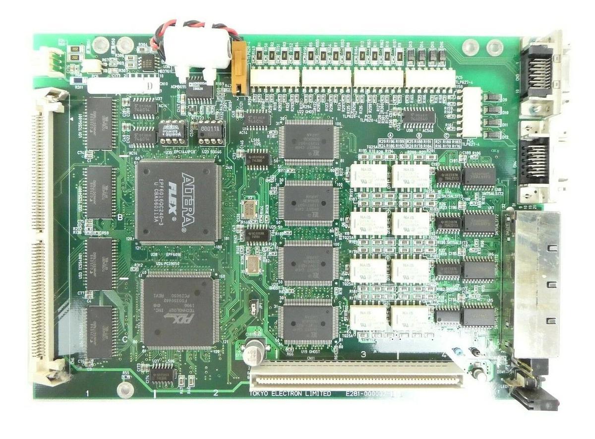 Used TEL Tokyo Electron E281-000002-14 Network PCB E2B102-11/MCT Working Surplus
