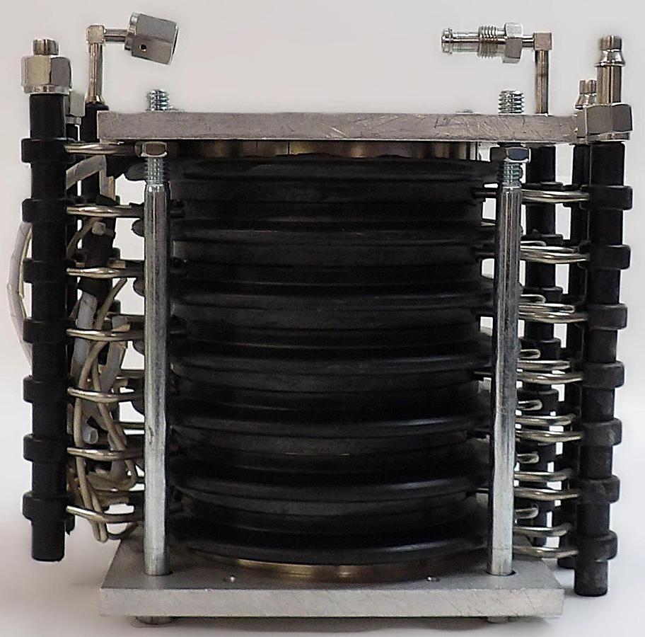 Used MKS Instruments Unmarked Ozone Generator Stack Assembly AX8400 Series Working