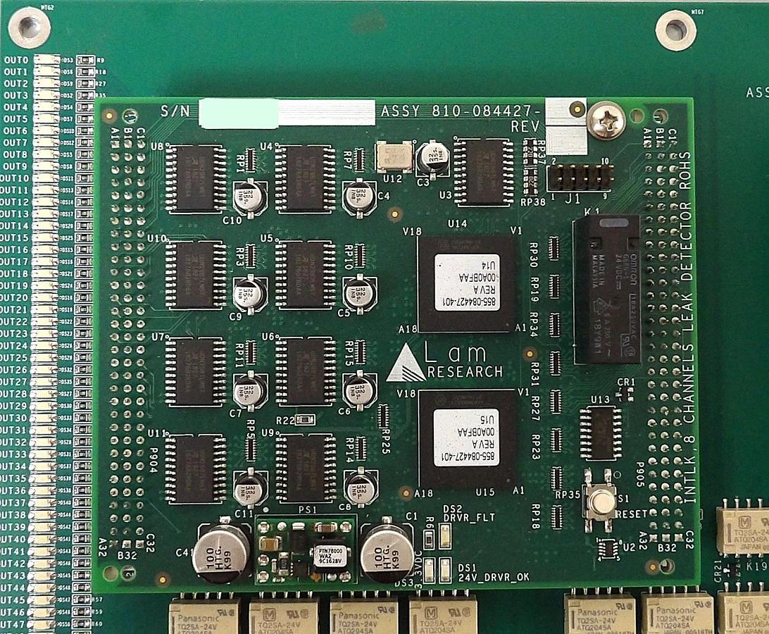 Used Lam Research 810-101752-001 FMS Control Motherboard PCB 810-013872-108 Working